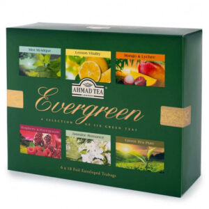 AHMAD Evergreen Six Green Teas – 60 teposer med seks varianter av grønn te