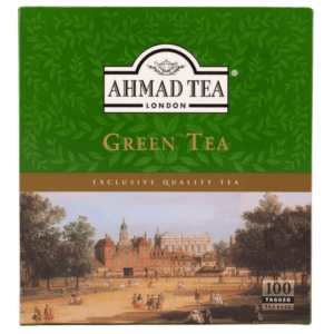 AHMAD Green Tea – 100 teposer med klassisk grønn te