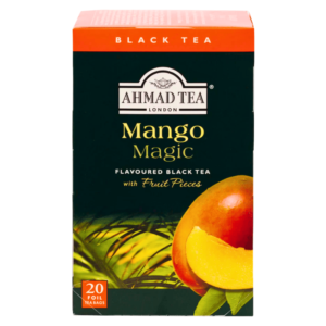 Fruktte med mangosmak fra Ahmad – 20 teposer med tropisk aroma
