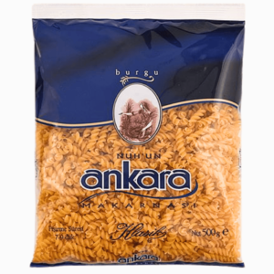 Fusilli pasta 500g fra Ankara – spiralformet og smakfull