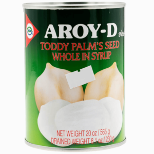 Hel palmefrukt i sirup – Aroy-D 565g eksotisk frukt