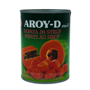 Papayabiter i sukkerlake fra Aroy-D, 565g hermetisk