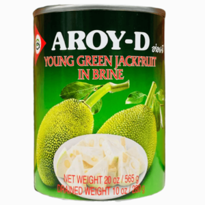 Ung grønn jackfrukt i lake – Aroy-D 565g kjøtterstatning