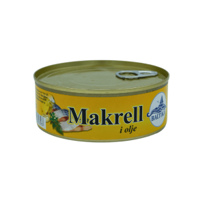 Makrellfilet i olje fra Baltika 240g – smakfull og rik på omega-3