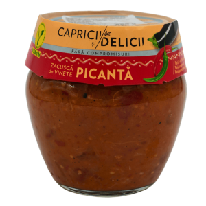 Caprici ajvar zacusca picanta 550g – rumensk grønnsaksrøre med paprika og chili