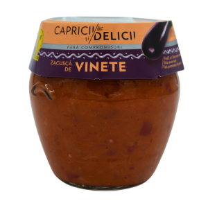 Caprici zacusca de vinete 550g – tradisjonell auberginerøre i balkansk stil