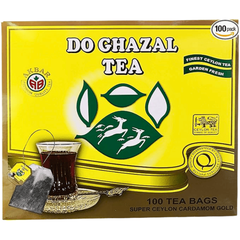 Ceylon & Cardamom Tea 100s Do Ghazal Tea – Te med en krydret kardemommesmak som forsterker Ceylon-teen