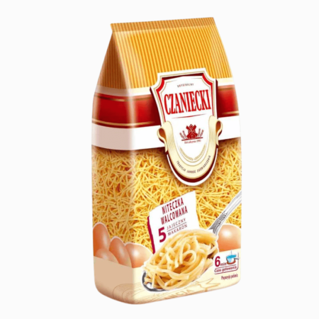 Czaniecki Niteczka Walcowana 500g – tynn og rullet pasta for delikate retter