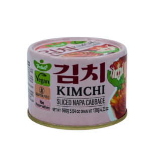 DELIEF Sliced Napa Kimchi Can 160g – Smakfull napa kimchi i hermetikkboks