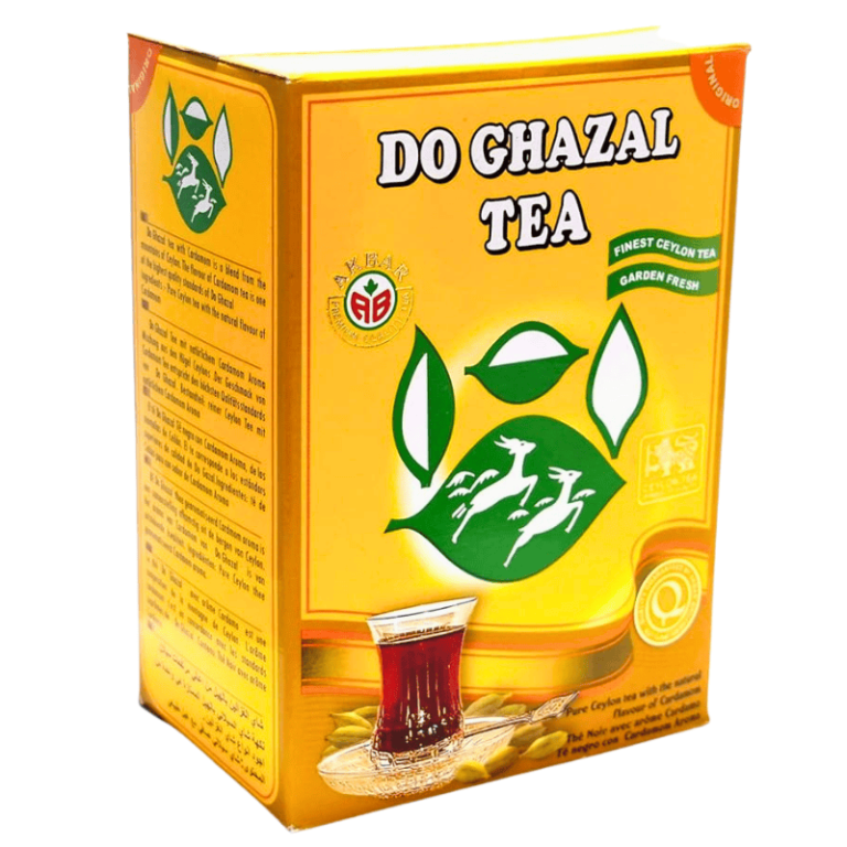 Do Ghazal Ceylon med Kardemomme (Løvekt) 500g – Krydret Ceylon-te med kardemomme for en varm og aromatisk smak