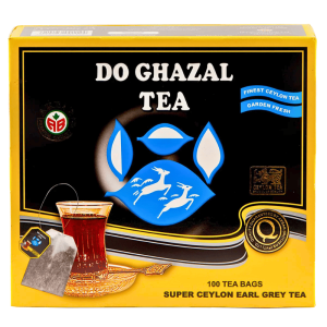 Do Ghazal Earl Grey 100 poser – Svart te med frisk bergamottsmak i praktiske teposer