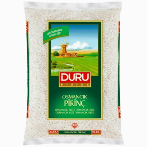 DURU 206 Rice Osmanlik 1 kg – rundkornet tyrkisk ris for pilaff og tradisjonsretter