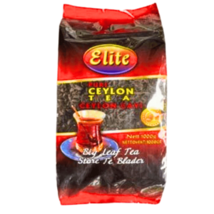 Elite Pure Ceylon svart te 500g – aromatisk og fyldig te fra Sri Lanka