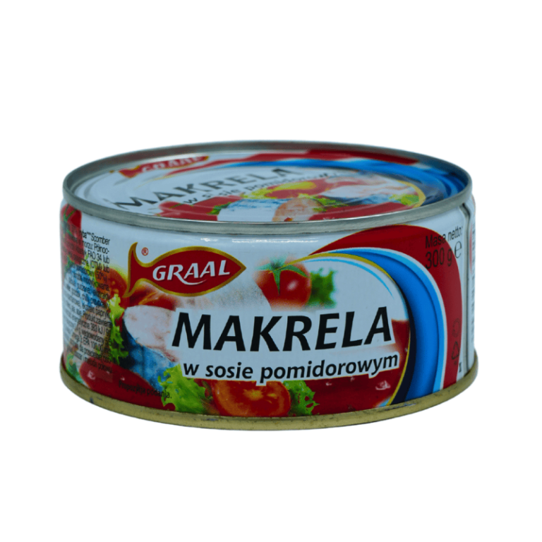 Graal makrell i tomatsaus 300 g – klassisk polsk hermetikk med smakfull tomatsaus