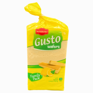 Gusto sitronvafler 630g – sprø kjeks med frisk sitronkrem