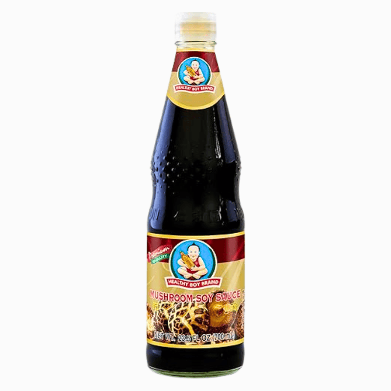 Healthy Boy sopp-soyasaus 700 ml – vegansk smakstilsetning med umami