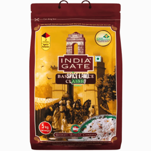 India Gate basmatiris 5 kg – premium langkornet ris med delikat aroma