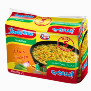 Indomie kyllingnudler 5×70g – klassiske instantnudler med kyllingsmak