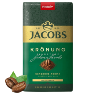 Jacobs Kronung malt kaffe 500g – aromatisk filterkaffe