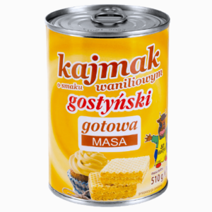 Kajmak med vaniljesmak 510g – kremet og søt dessertsaus