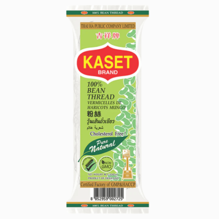 Kaset Bean Thread 200g – tynne, gjennomsiktige nudler laget av mungbønne-stivelse