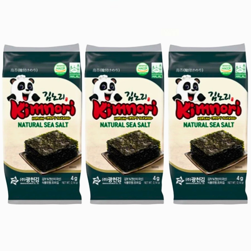 Kimnori koreansk sprø tang Original 3x4g