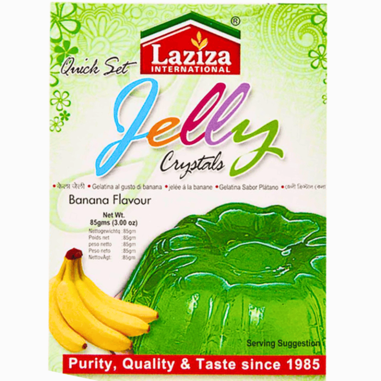 Laziza Jelly Banana Flavour 85g – søt gelatin-dessert med banansmak