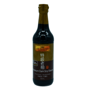 Premium mørk soyasaus fra Lee Kum Kee – 500 ml flaske