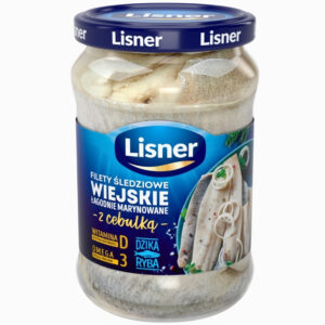 Lisner Sildefilet Wiejskie i olje 600g – polsk sjømat på glass