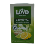LOYD Green Tea Lemon Ginger 20stk – Frisk grønn te med sitron og ingefær