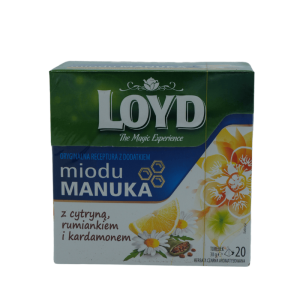 LOYD manuka honning te 20 poser – naturlig urteblanding med søt og beroligende smak
