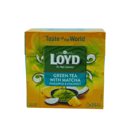 Loyd World Green & Matcha 1,5gr X 20 – Grønn te med matcha for en energiboost