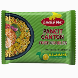 Lucky Me Pancit Canton nudler med calamansi 60g – filippinske stekte nudler med sitrus