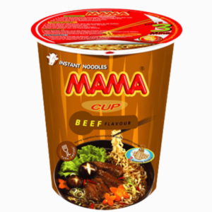 Mama koppnudler med biffsmak 70g – rask og enkel nudelsuppe fra Thailand
