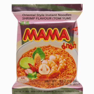 MAMA tom yum instantnudler med rekesmak – 60g smaksrik thailandsk klassiker