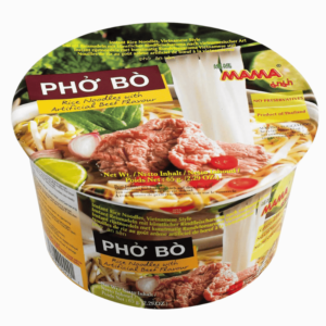 Mama risnudler i bolle med biffsmak 65g – rask og smakfull thailandsk nudelrett