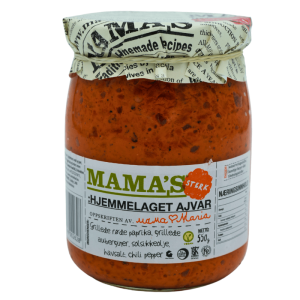 Mama's Ajvar sterk – 550 g glass