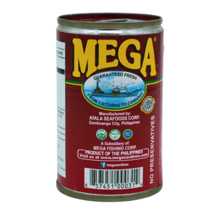Mega sardiner i tomatsaus med chili 155g – sardiner med pikant tomatsaus