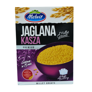 Melvit hirse 4x100 g – kasza jaglana i porsjonsposer, naturlig og glutenfri