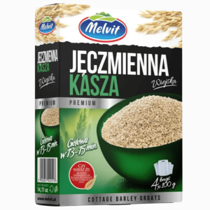 Melvit Premium Speltgryn 4×100g – sunn og fiberrik porsjonspakket grøt