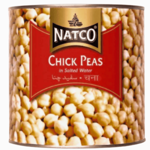 Natco kokte kikerter 800g – klar til bruk i curry, salater og hummus