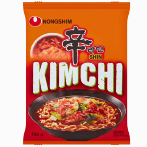 Nongshim kimchi-nudelsuppe 120g – koreansk nudelsuppe med kimchi-smak