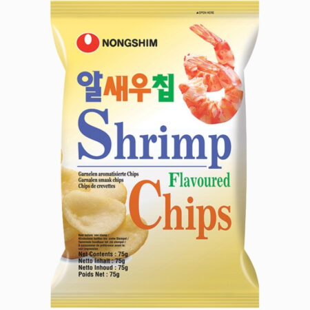 NONGSHIM rekeschips 75g – sprø snacks med reke