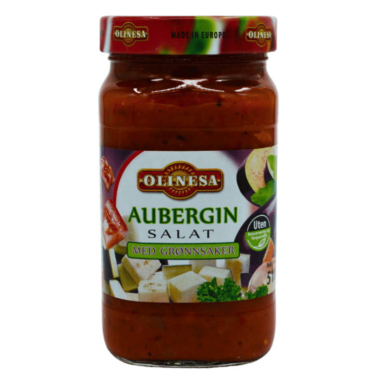 Auberginsalat fra Olinesa – 510 g glass