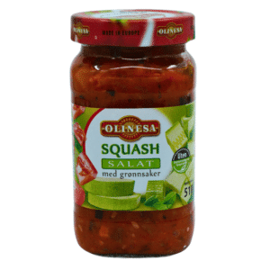 Zucchini og squash salat fra Olinesa – 510 g glass