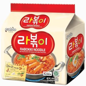 Paldo Rabokki 5×145g – koreanske nudler med tteokbokki-smak