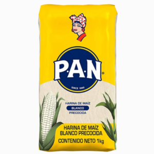 PAN Hvit Maismel 1kg – ideell for arepas, empanadas og annen latinamerikansk mat