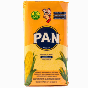 PAN Gult Maismel 1kg – perfekt til arepas, empanadas og annen latinamerikansk mat