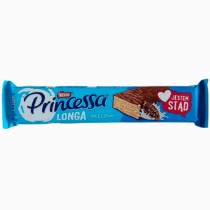 Nestlé Princessa Mleczna 40g – sprø melkewaffel dekket med melkesjokolade