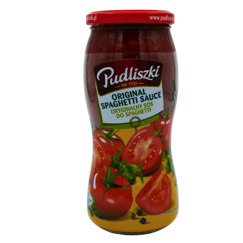 Pudliszki original spaghettisaus 500 g – tomatsaus med klassisk smak til pasta